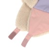 Wintermuts met teddy lila/roze/rood - Teddy winter hat heart rose smoke 